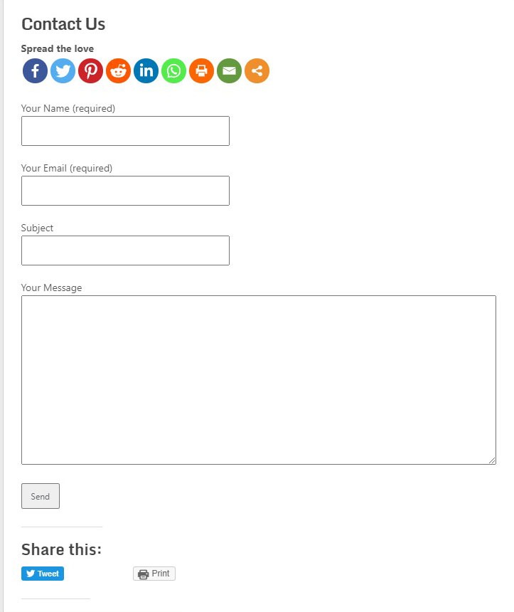 Contact Form