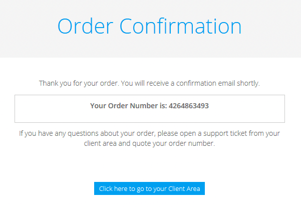Order Confirmation