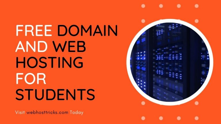 Free Domain and Hosting for Students
