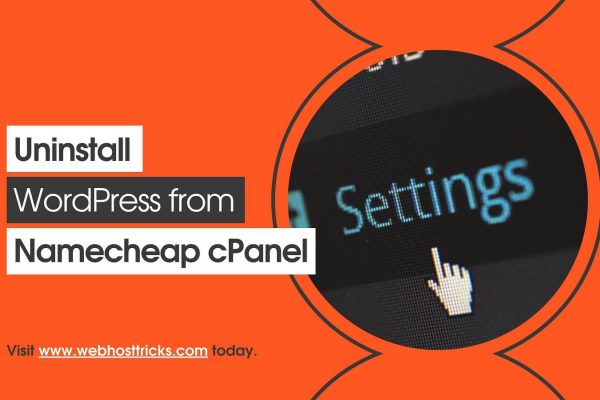How to Uninstall WordPress from Namecheap cPanel