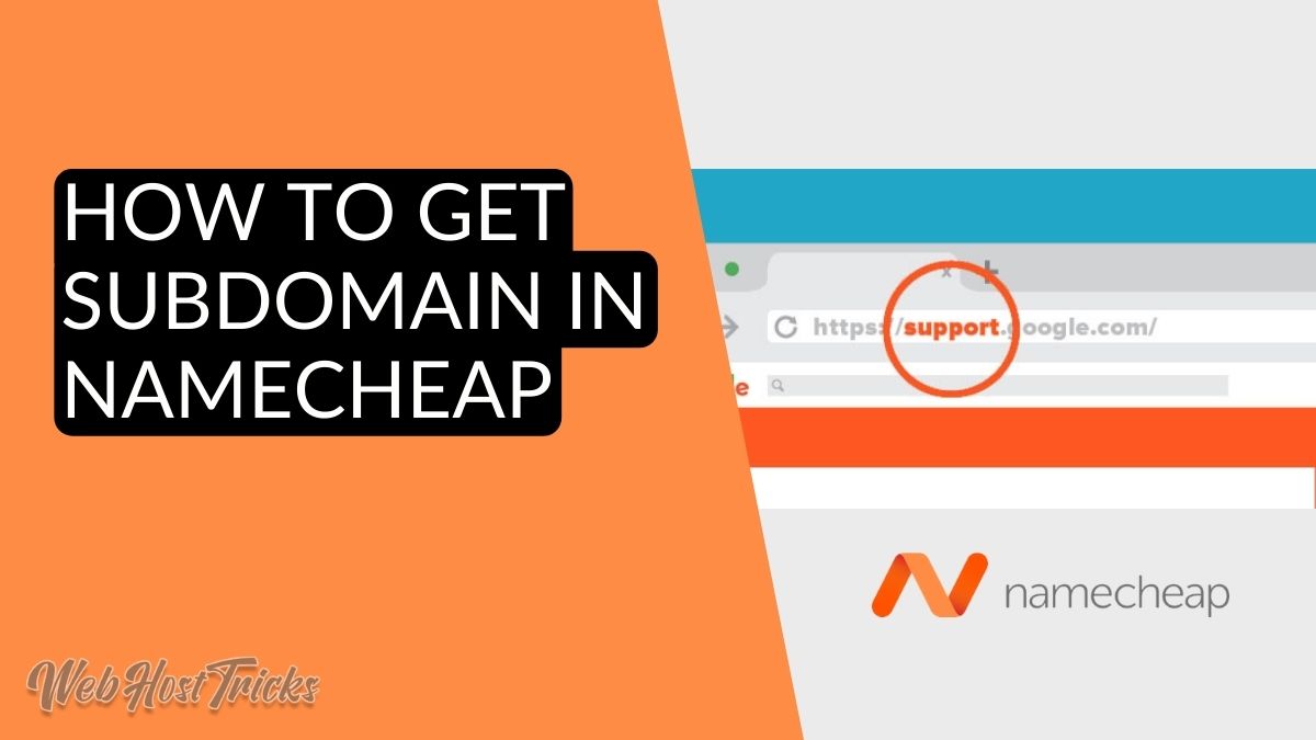 How to Add Subdomain in Namecheap