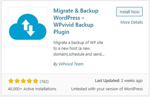 WPvivid: Backup Plugin for WordPress