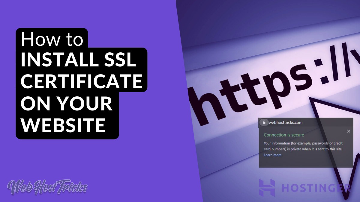 How to Install SSL Certificate on your Website