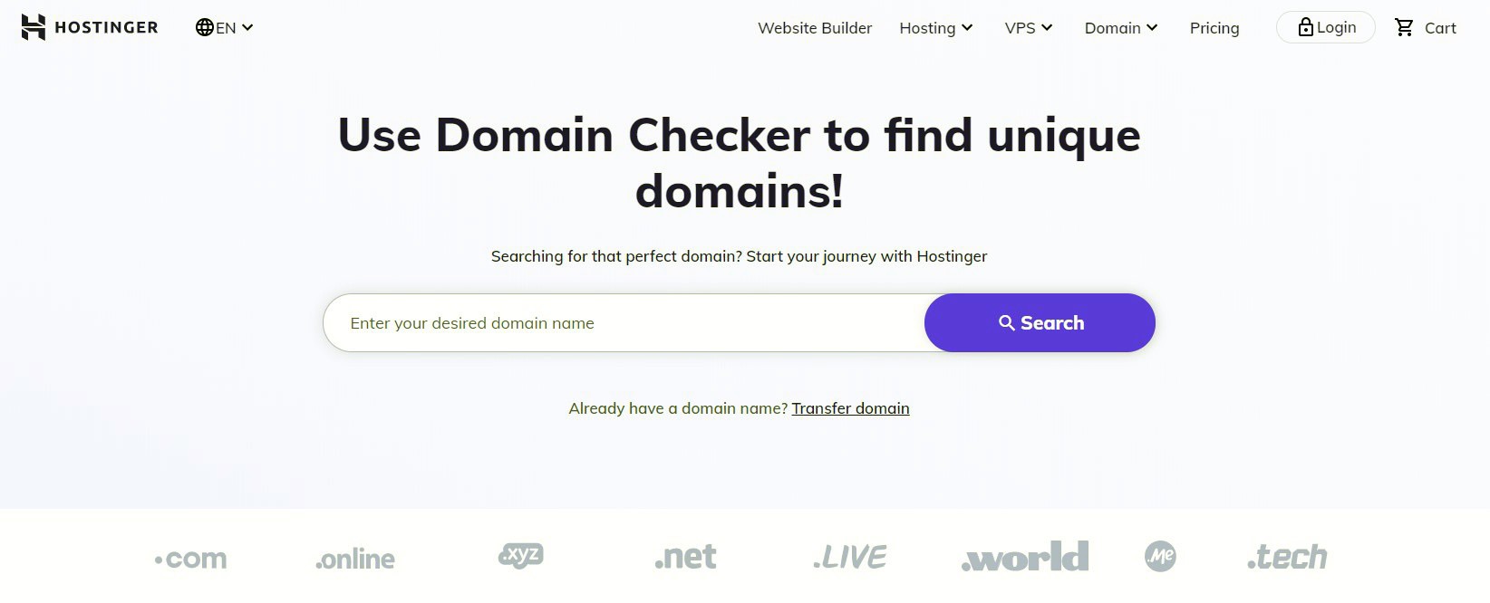 Hostinger Domain Checker – Domain Verfügbarkeit Checken – FCPY