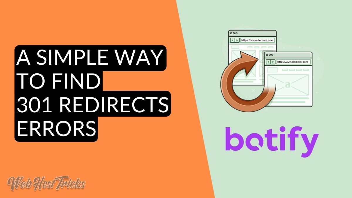 A simple way to Find 301 Redirect Error with Botify