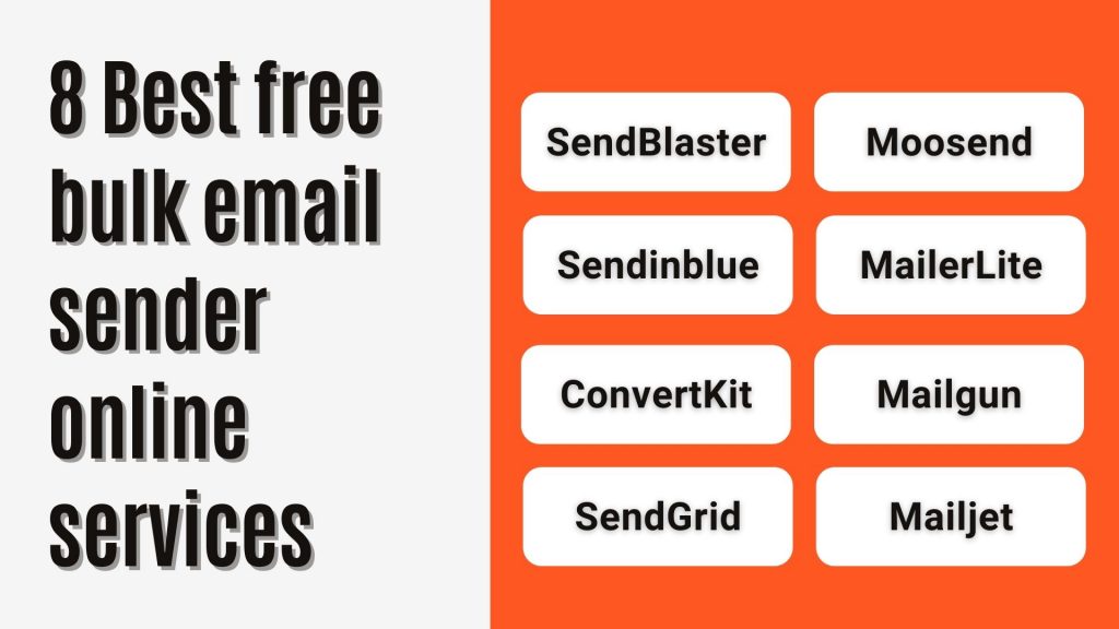 8 Best free bulk email sender online services